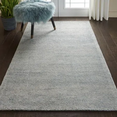 Ashley Nourison Weston Light Blue 4'x6' Area Rug In Aquamarine