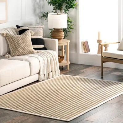 Ashley Nuloom Margie 5' X 8' Area Rug In Olive Green/ivory