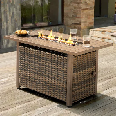 Ashley Nuu Garden Outdoor Fire Pit In Brown