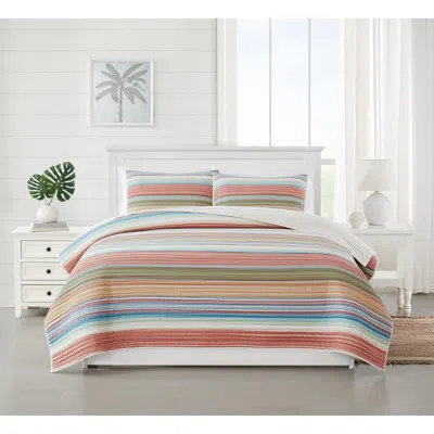 Ashley Oceanfront Resort Palm Beach 3-piece Full/queen Quilt Set In Multi