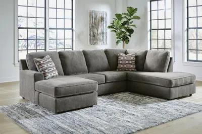 Ashley O'phannon 2-piece Sectional With Chaise In Putty