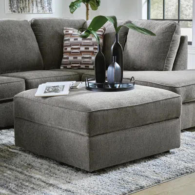 Ashley O'phannon Ottoman With Storage In Putty