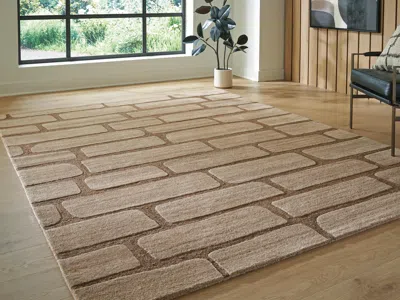Ashley Orest Large Rug In Brown