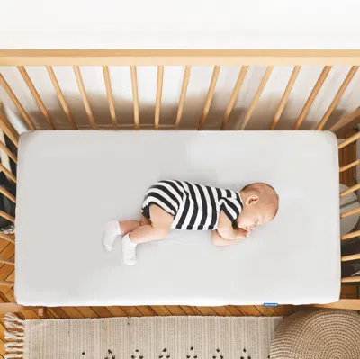 Ashley Organic Dream Lightweight Crib & Toddler Mattress In White