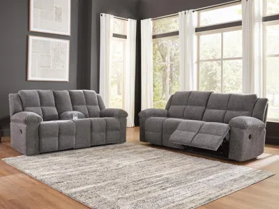 Ashley Orlen Sofa And Loveseat In Carbon