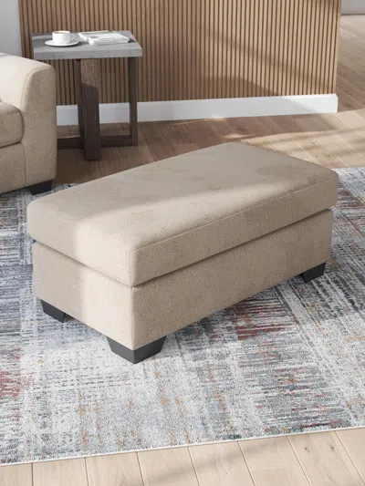 Ashley Panola Ottoman In Taupe