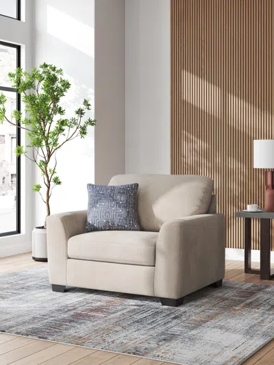 Ashley Panola Oversized Chair In Taupe