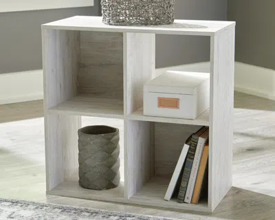 Ashley Paxberry Four Cube Organizer In Whitewash