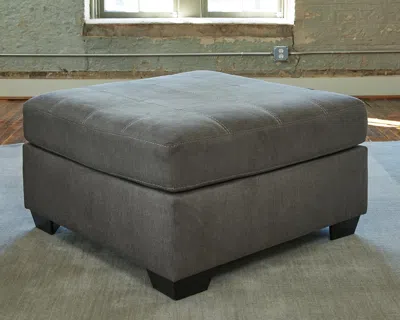 Ashley Pitkin Oversized Accent Ottoman In Slate