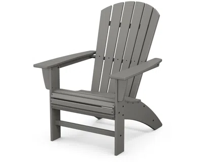 Ashley Polywood® Nautical Curveback Adirondack Chair In Slate Gray