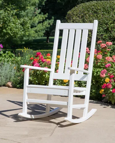 Ashley Polywood® Vineyard Porch Rocking Chair In White