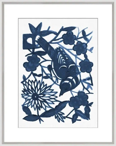 Ashley Providence Art Giclee Blue Nature Wall Art In Blue/white