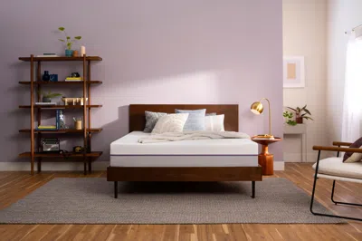 Ashley Purple California King Mattress® In Gray/white
