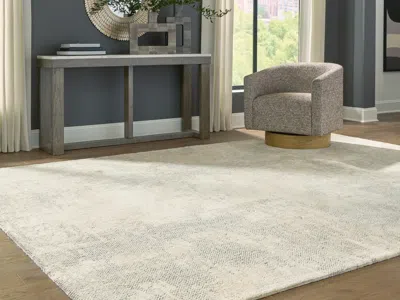 Ashley Raif Extra Large Rug In Gray/white/cream