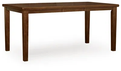 Ashley Ralene Counter Height 60"-78" Extendable Dining Table In Medium Brown