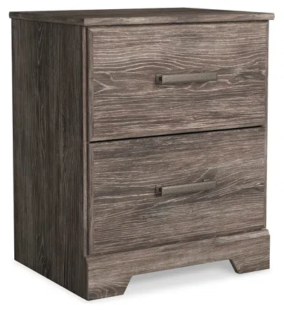 Ashley Ralinksi 21" 2 Drawer Nightstand In Gray