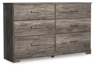 Ashley Ralinksi 6 Drawer Dresser In Gray