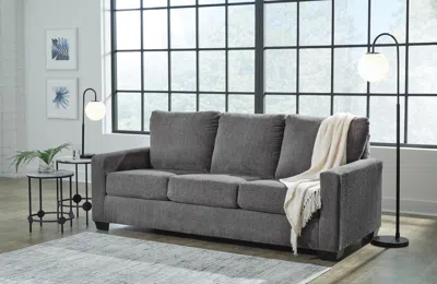 Ashley Rannis Queen Sofa Sleeper In Pewter