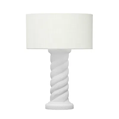 Ashley Rapunzel Table Lamp In White
