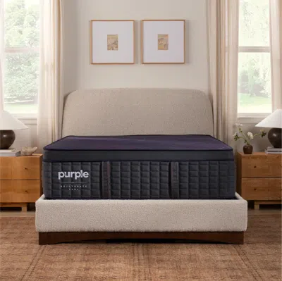 Ashley Rejuvenateplus® Plus Cal King Hybrid Mattress In Purple
