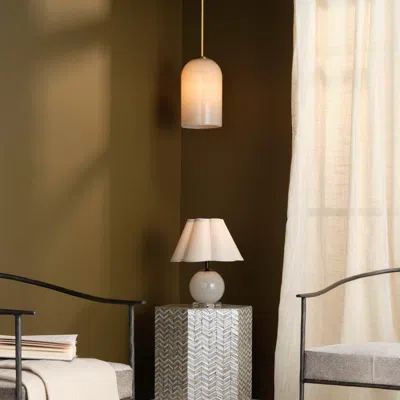 Ashley Relaxed Elegance Carrie Pendant Light In Taupe