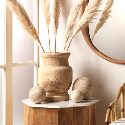 Ashley Relaxed Elegance Riviera Vase In Brown