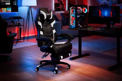 Ashley Respawn 110 Pro Gaming Chair Leather In White