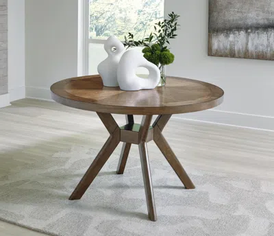 Ashley Roanhowe Dining Table In Brown