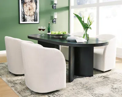 Ashley Rowanbeck Dining Table And 4 Chairs In Black