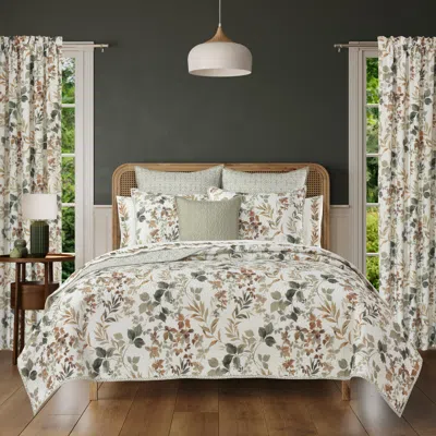 Ashley Royal Court Evergreen Twin/twin Xl 2pc. Quilt Set In Sage