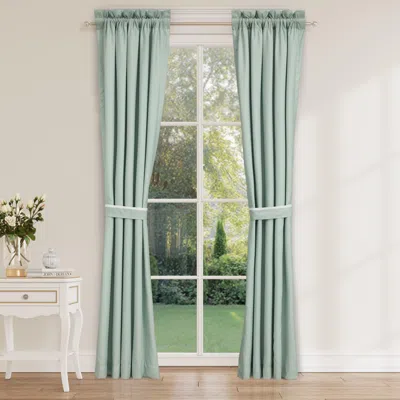 Ashley Royal Court Spring Social Window Panel Pair In Spa