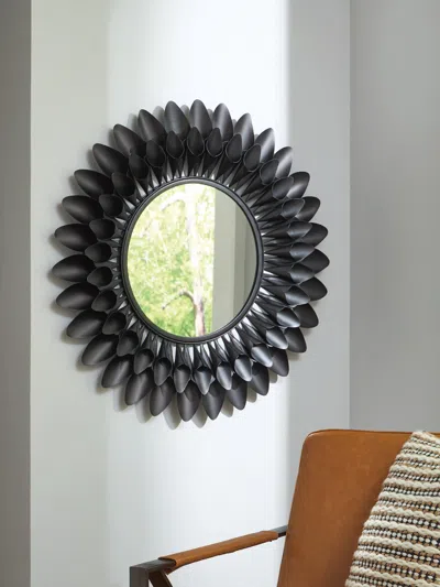Ashley Ryenmour Accent Mirror In Oil Rubbed Bronze Finish