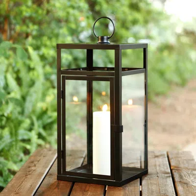 Ashley Safavieh Fraleigh Outdoor Lantern In Black