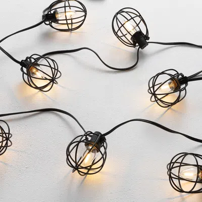 Ashley Safavieh Garnet Outdoor String Lights In Black