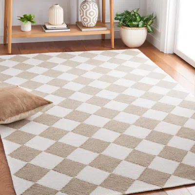 Ashley Safavieh Martha Stewart Collection Geometric 3' X 5' Area Rug In Natural/beige