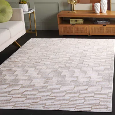 Ashley Safavieh Maya Narda 9' X 12' Area Rug In Ivory/beige