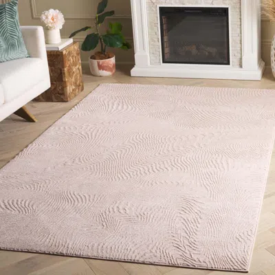 Ashley Safavieh Revive Benedita 4' X 6' Area Rug In Pink/ivory