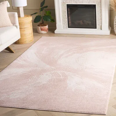 Ashley Safavieh Revive Fennigje 9' X 12' Area Rug In Pink/ivory