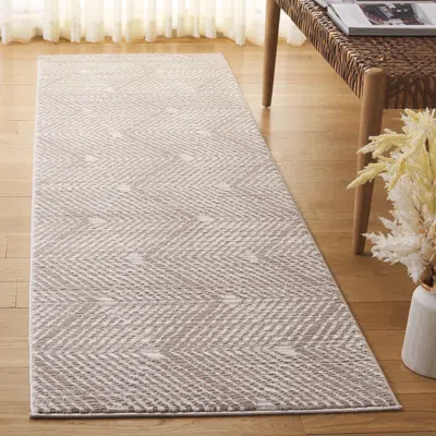 Ashley Safavieh Revive Juta 8' X 10' Area Rug In Taupe/ivory