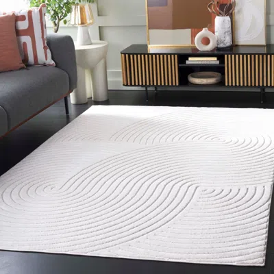 Ashley Safavieh Selena Maarika 6' 7" X Square Area Rug In Ivory