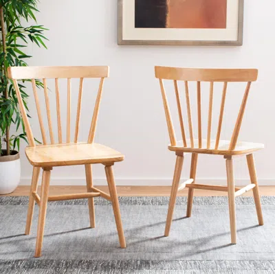 Ashley Safavieh Winona Dining Chair (set Of 2) In Natural
