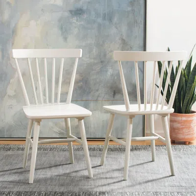 Ashley Safavieh Winona Dining Chair (set Of 2) In Off White