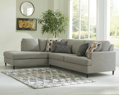 Ashley Santasia 2-piece Sectional With Chaise In Granite