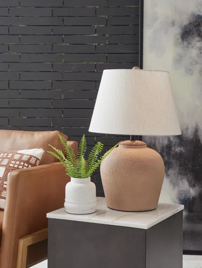 Ashley Scantor Table Lamp In Rust