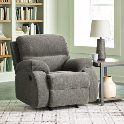 Ashley Scranto Manual Recliner In Brindle