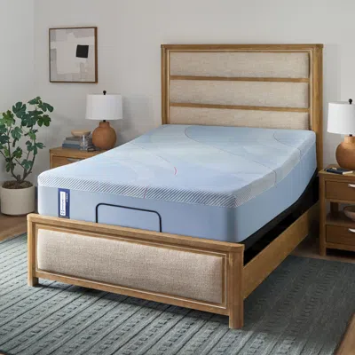 Ashley Sealy Posturepedic® Cedar Knolls Hybrid Medium Full Mattress In Blue