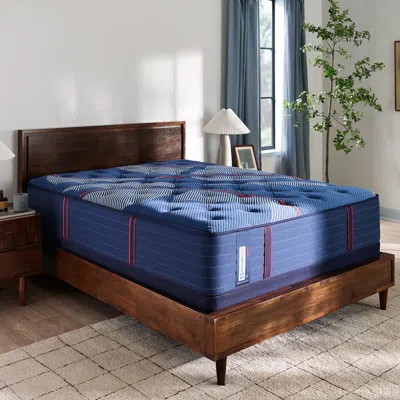 Ashley Sealy Posturepedic® Elite Brenham Ii Ultra Firm California King Mattress In Blue