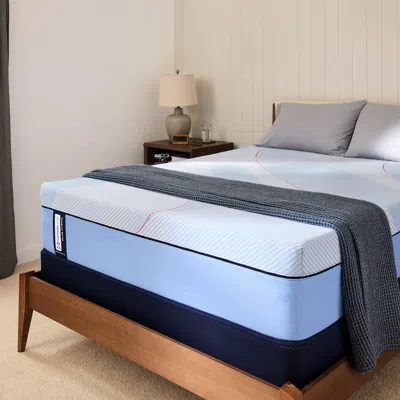 Ashley Sealy Posturepedic® Plus Ellie Lane Hybrid Soft King Mattress In Blue