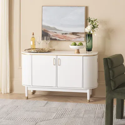 Ashley Sei Fenpatrick Buffet In White/gold