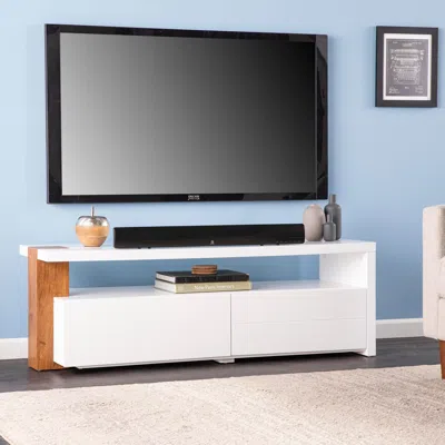 Ashley Sei Harliston 54" Tv Stand In White/brown